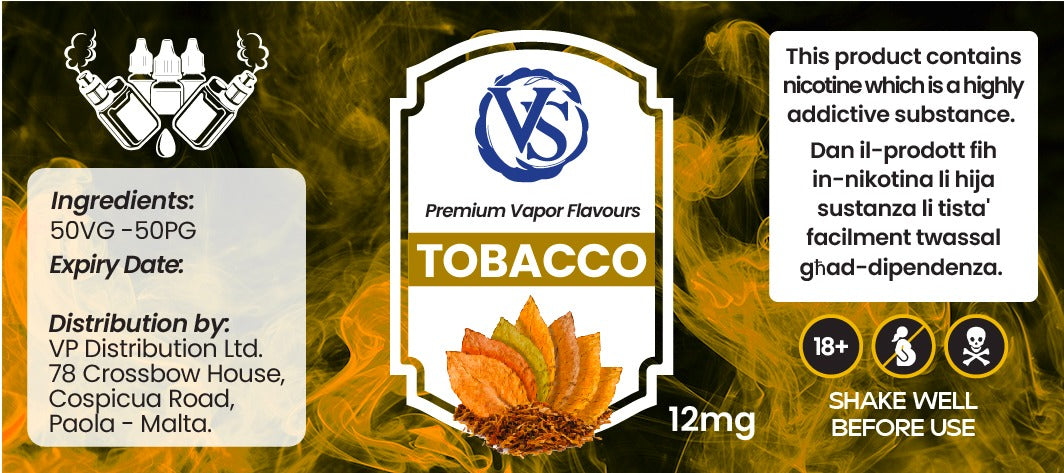 VS - Tobacco e-liquid 30 ml