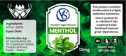 VS - Menthol e-liquid 30 ml