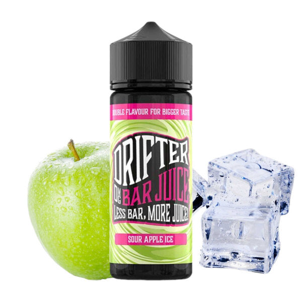 Drifter Bar Juice Longfill - Sour Apple Ice 24ml/120ml