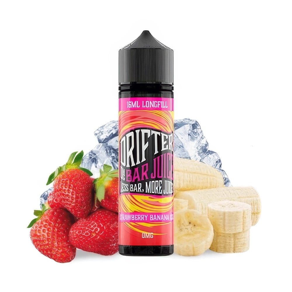 Drifter Bar Juice Longfill - Strawberry Banana Ice 16ml/60ml