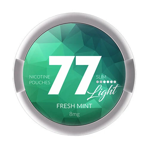 77 Slim Light - Nicotine Pouches - Fresh Mint