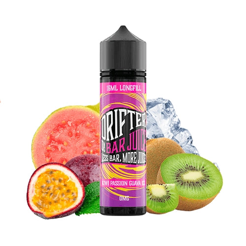 Drifter Bar Juice Longfill - Kiwi Passion Guava Ice 16ml/60ml