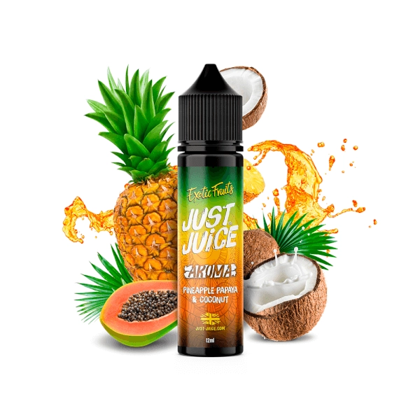 Just Juice Exotic Fruits Pineapple Papaya Coconut Longfill 12/60ml