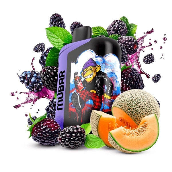 Mubar Eden Beast 50k Disposable Blackberry Melon Mint 0mg 18ml