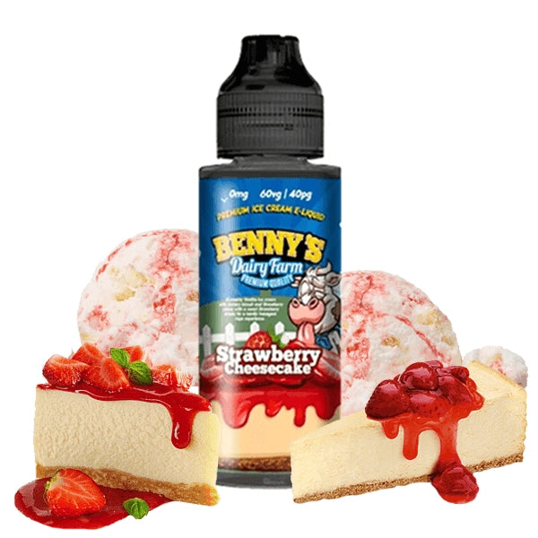 Bennys Dairy Farm - Strawberry Cheesecake - 120ml