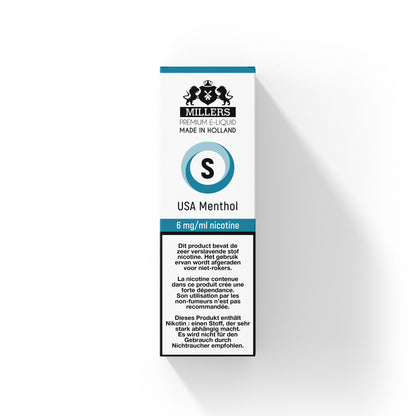 Millers Silver line USA Menthol 10ML