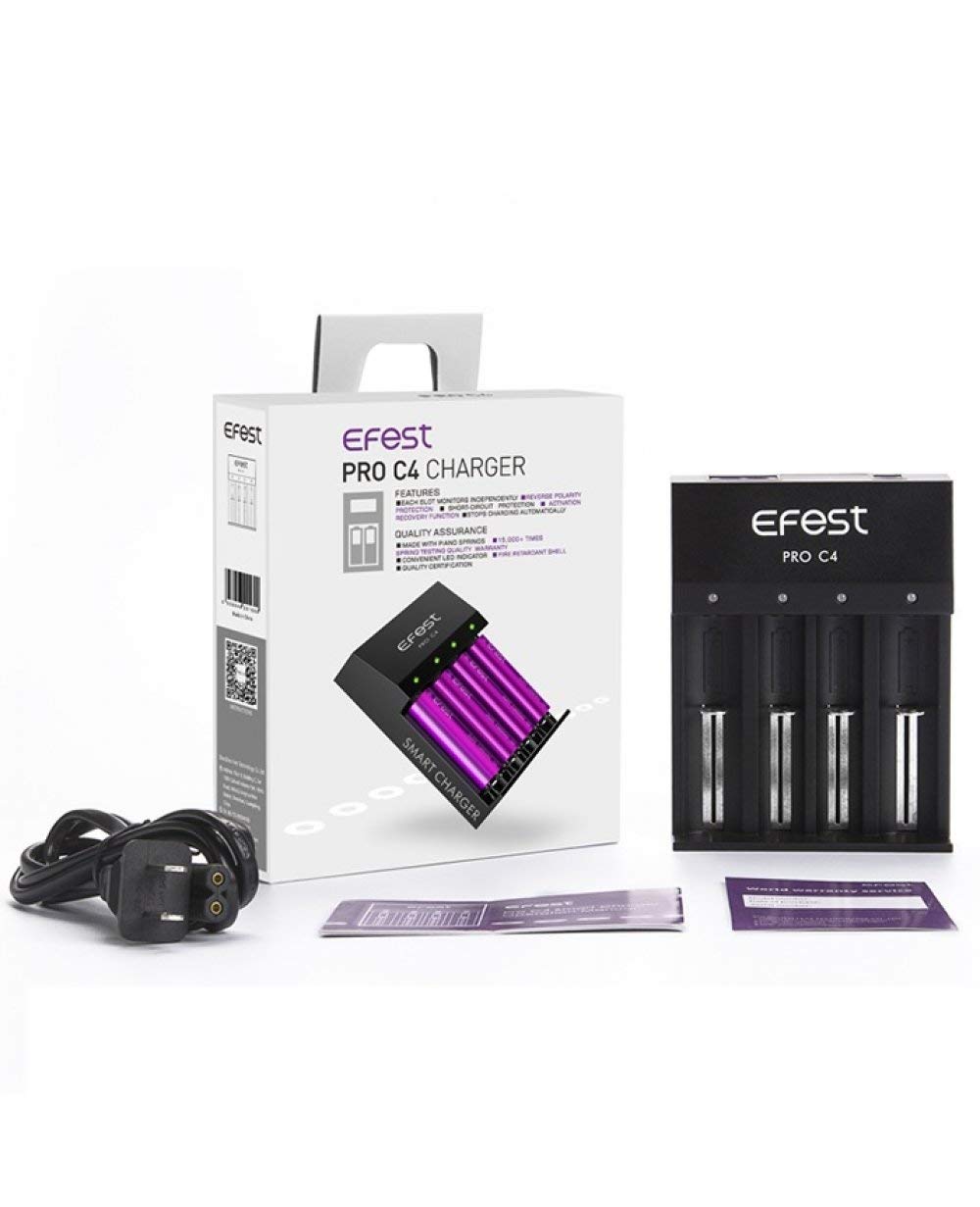 Efest - Pro C4 USB Li-Ion Battery Charger