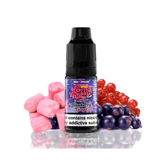 Burst My Bubble Nic Salt - Blueberry Grape - 10ml