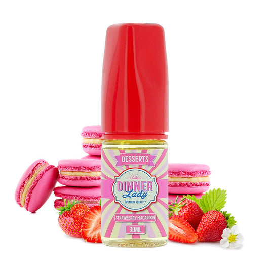 Dinner Lady- Strawberry Macaroon-  30 ml Concentrate