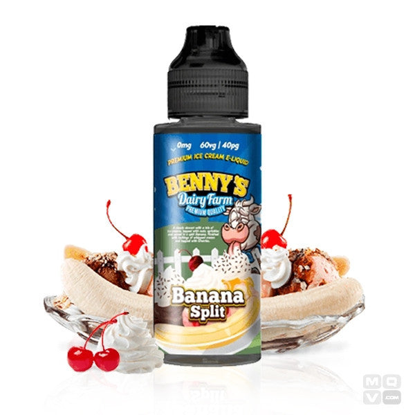 Bennys Dairy Farm - Banana Split - 120ml