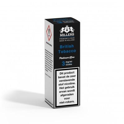 Millers Platinum Line British Tobacco 10ML